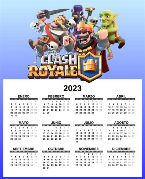 Clash Royale Calendar